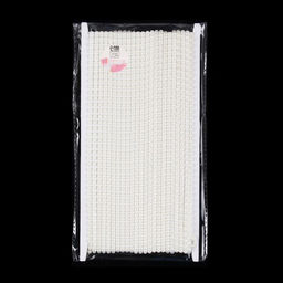 Жемчуг на нитях, с голографией, плоский, 4.5 мм, 9±1 м, белый