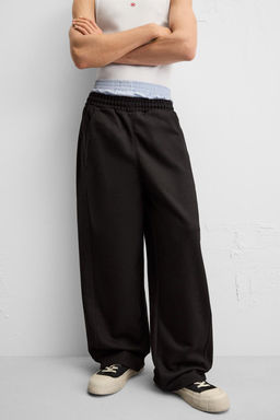 LIMITED EDITION BALLOON FIT JOGGER TROUSERS - Zara фото 5
