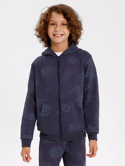 Комплект для мальчиков (джемпер, брюки) в графитовом оттенке - Mark formelle фото 3