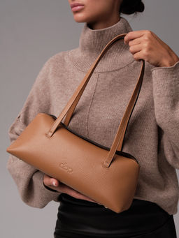 Кожаная сумка Raduy DBR 31127 оранжевый миндаль