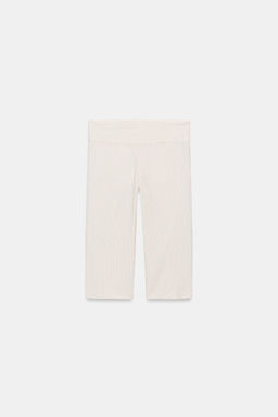 PANTAL?N CAPRI RAYAS / Crudo / Marr?n - Zara фото 5