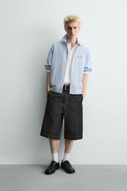 Рубашка Zara CAMISA RAYAS в полоску