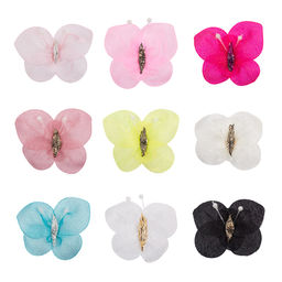 BLITZ 24 Бабочка капрон 9 шт №08 пепельно-розовый