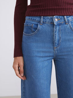 Baggy Fit Kad?n Jean Pantolon