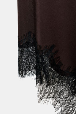 ASYMMETRIC LACE TOP - Zara фото 10