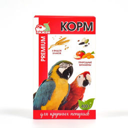 Корм Пижон Премиум для крупных попугаев, 400 г  фото 2