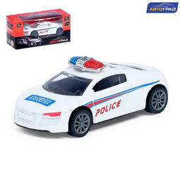 Машина металлическая Полиция, масштаб 1:50, инерция, МИКС
