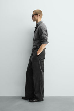 CORDUROY PLEATED TROUSERS - Zara фото 4