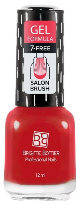Brigitte Bottier Лак д/ногтей GEL FORMULA тон 42 клубнично-красный 12мл BB-GF42