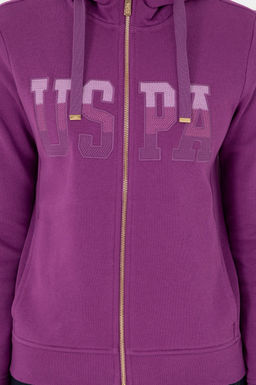 Женский фиолетовый базовый свитшот Неожиданная скидка в корзине - U.s. polo assn фото 13
