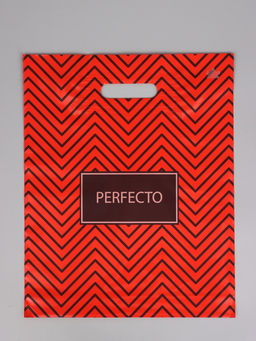 Цена за 50 шт. Пакет подарочный Перфекто Зигзаг  37 х 30 см 90 мкм