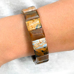 Браслет из петерсита прямоугольник 18*12мм, 53г