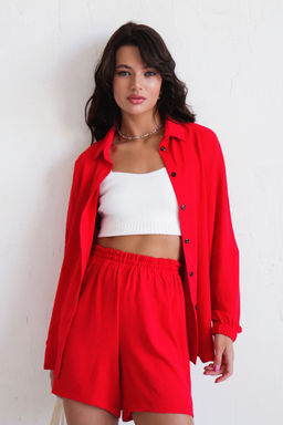 Martichelli Шорты летние красные  фото 15