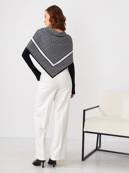 Большой, мягкий, тонкий и очень нежный двусторонний платок с рисунком. - Tantino фото 2