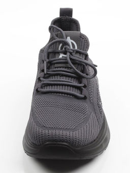 03-TEX-D01-04 DK. GREY Кроссовки летние мужские (текстиль)