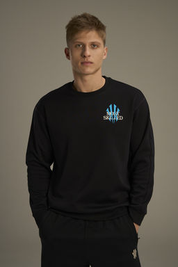 Свитшот утепленный Черный