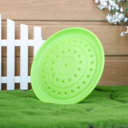 Фрисби НЛО , 18,6 см, жесткая термопластичная резина, зелёный - Пижон фото 3