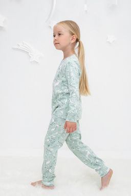 Crockid _ К 1552/лесные друзья на голубой дымке пижама дет  фото 4