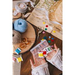 Цена за 2 шт. Бокс для хранения мелочей, 12.5×5×3.3 см, прозрачный