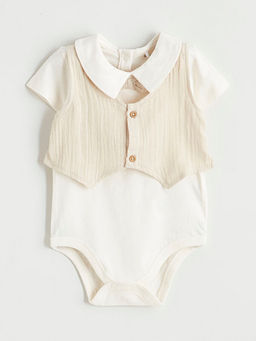 Yelek G?r?n?ml? M?slin Erkek Bebek Tak?m