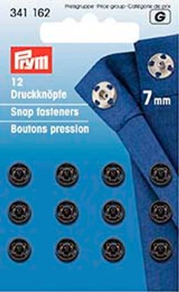 ПРИШИВНЫЕ КНОПКИ ЧЕРНЫЕ PRYM