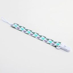 Держатель для соски - пустышки на ленте Геометрия - Крошка я фото 3