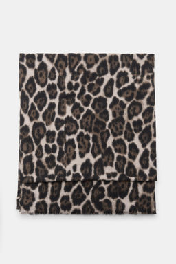 ANIMAL PRINT SCARF - Zara фото 3