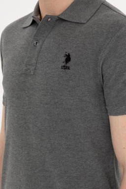 Мужская базовая футболка антрацитового меланжа Неожиданная скидка в корзине - U.s. polo assn фото 14