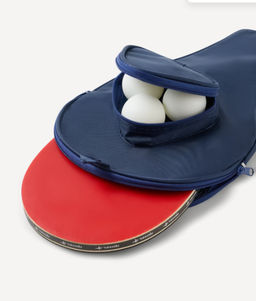 Чехол для ракетки для настольного тенниса Donic Trend Cover, с карманом, синий/красный