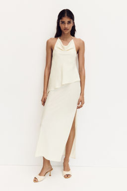 Vestido halter de sat?n - H&m фото 2