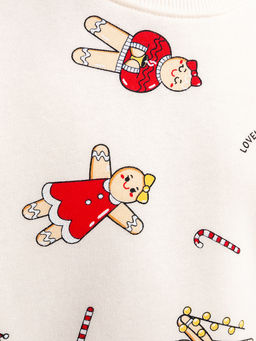 Джемпер для девочек молочный с печеньем - Mark formelle фото 6