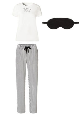Женская пижама с маской для сна ESMARA
