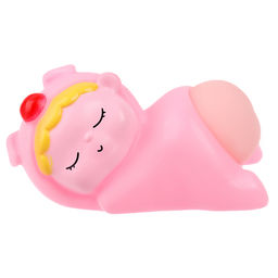 Цена за 3 шт. Антистресс игрушка - мялка «Пупсик», световая, МИКС