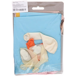 Набор шаров 8 шт "5 - Prince", голубой (цирфа + 7 шаров)