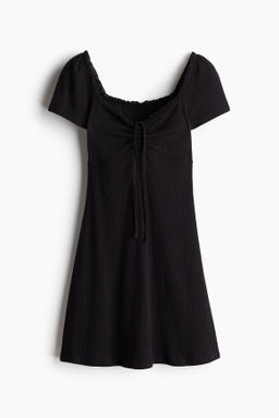 Vestido acampanado con ribetes de encaje - H&m фото 2