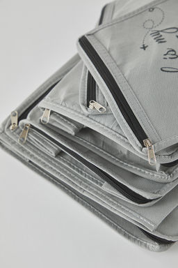 Trendyolmilla Home 6l? Slogan Bask?l? ve Fermuar Detayl? Bavul Ici Duzenleyici Seti TPHSS25BID00003  фото 5