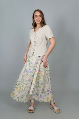 Блуза  лен 70%, хлопок 30%