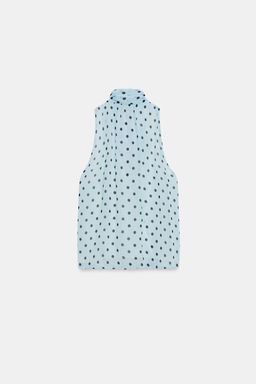 TOP LUNARES LAZO / Azul