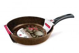 Сковорода Каменная Балтик браун, несъемная ручка, 24 см - Нева металл посуда фото 2