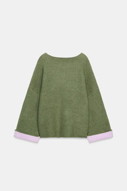 CONTRAST KNIT JUMPER - Zara фото 15