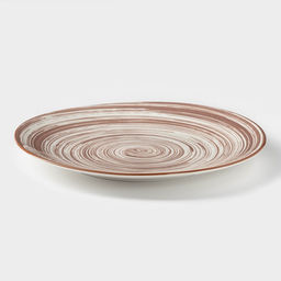 Тарелка Доляна Искушение, d=26.5 см, керамика, бежевая