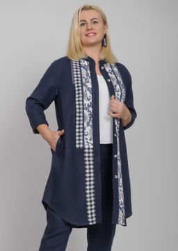 100% ЛЕН рубашка