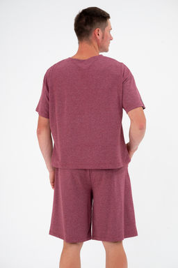 Костюм из футера унисекс бордо-меланж - Амадэль фото 26