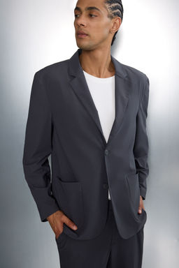Teknik Kuma_tan Esnek Blazer Ceket - Defacto фото 2