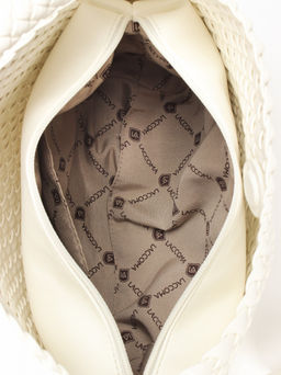 LACCOMA сумка СУ1053-2-белый эко кожа хлопок  фото 4