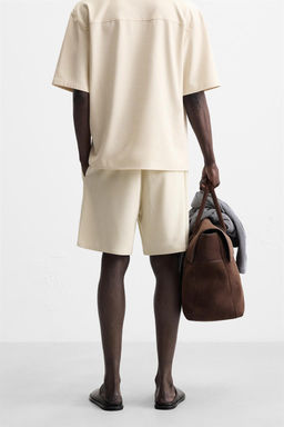COMFORT REGULAR FIT BERMUDA SHORTS - Zara фото 3