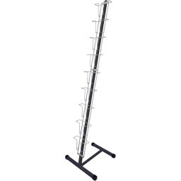 Стойка для брошюр на 9 лотков А5 К010 (хром)