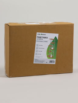 Подставка для цветов Greengo, 6 полок, 36×23×106 см, напольная, каркас металл, полки МДФ, белая