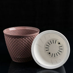 Кашпо 1,6 л Ротанг, арт.КШ-0989,0988,4555,6467,6468,6469,6470,6471,6472,6473,7986,8613,9712 - Полимербыт фото 2