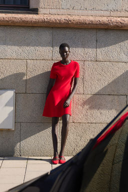 Vestido con vuelo